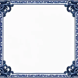 blue border