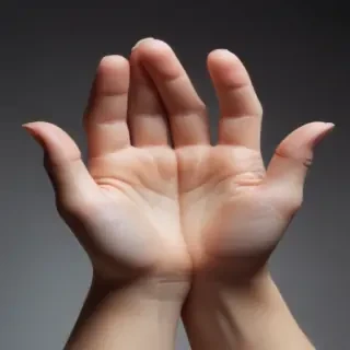 hands reaching