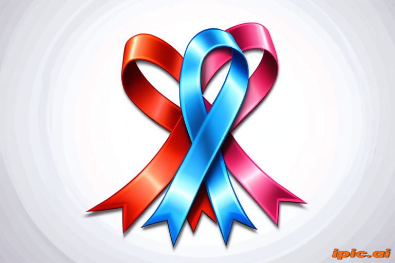 Unity Month Ribbon Colorful Intertwined Ribbons Representing Unity, Awareness, and Hope ...