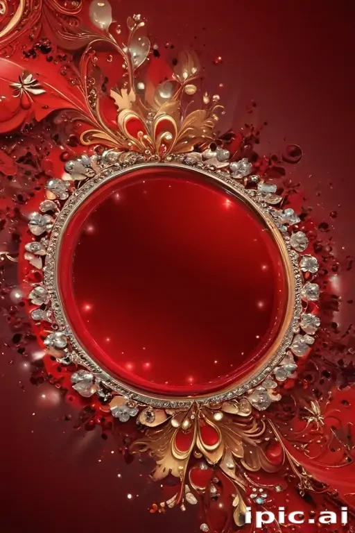 sparkly red background
