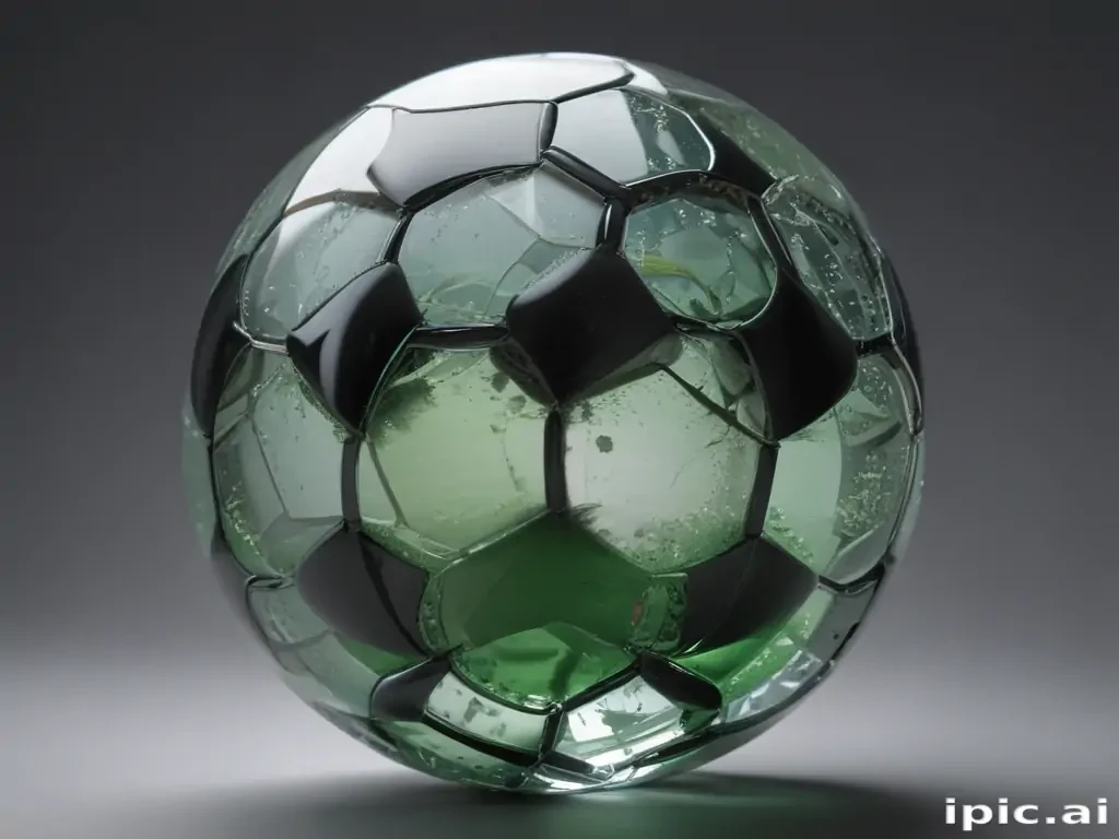 transparent soccer ball