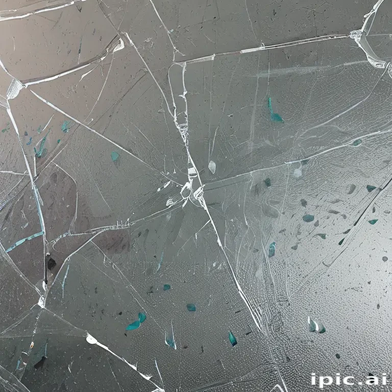 broken glass overlay