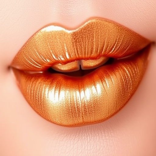 Sophisticated "Champagne Dreams" metallic liquid lipstick with golden undertones, luxurious shine and lightweight feel, ideal for special occasions