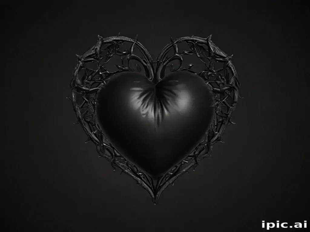 image black heart