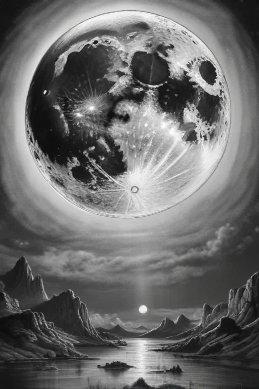 moon sketch