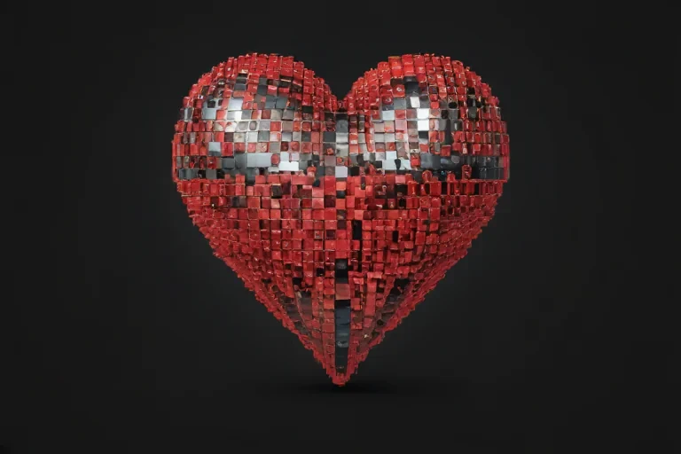 pixelated heart png