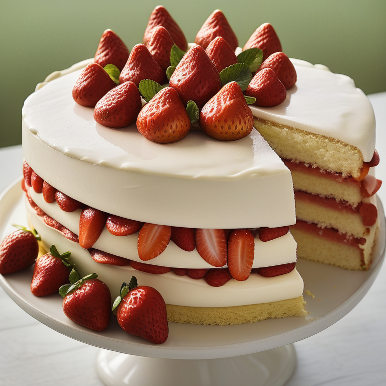 fresh strawberry filling for cake