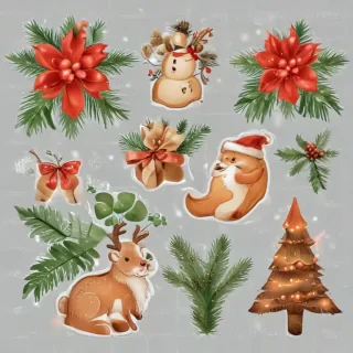 transparent christmas clip art