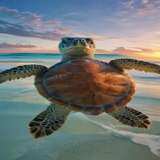 sea turtle desktop background