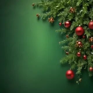 christmas background green