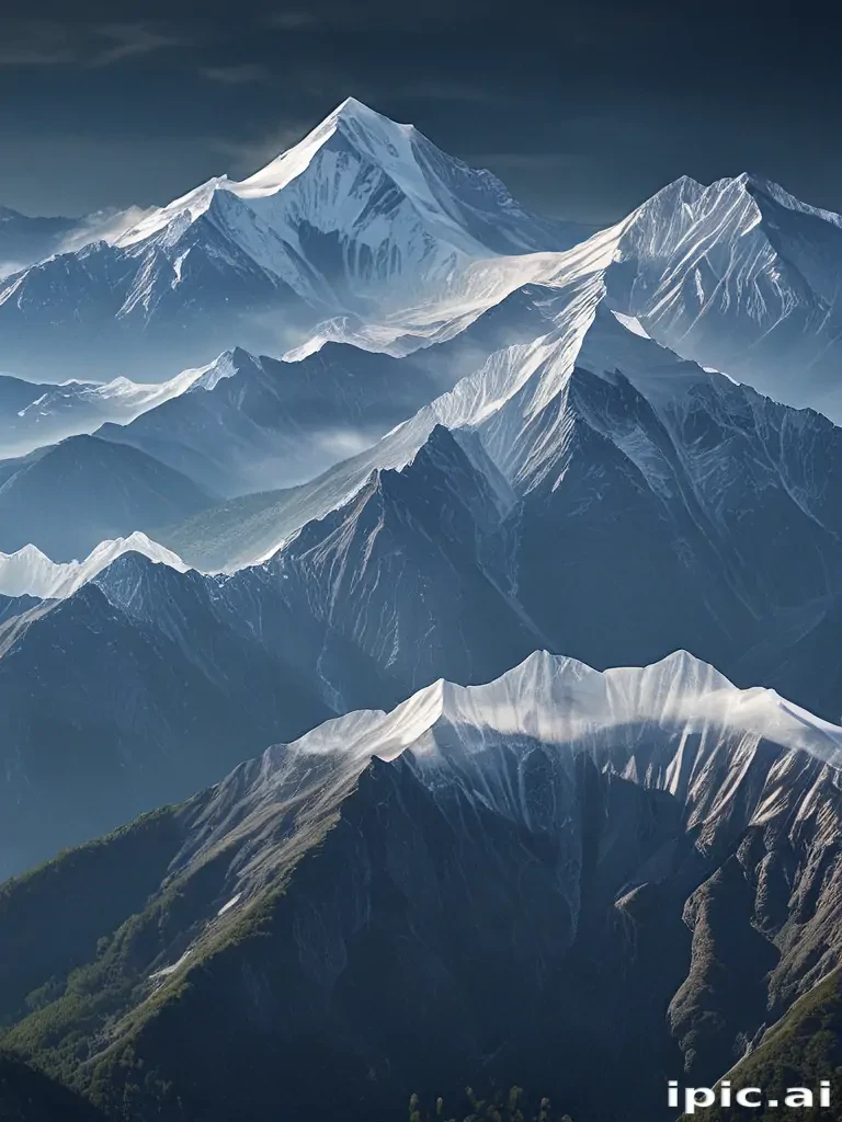 transparent mountains