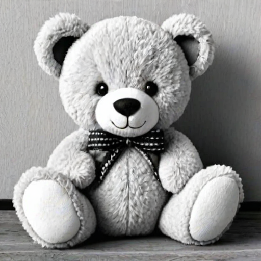 teddy bear clipart black and white