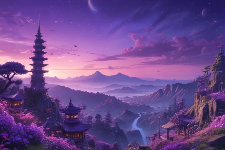 kawaii purple wallpaper