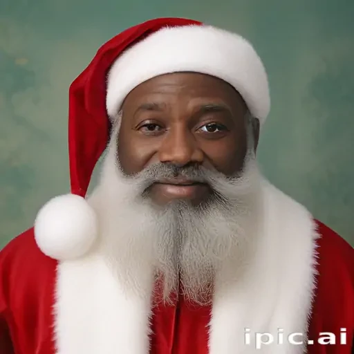 image of black santa