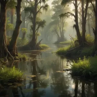 swamp background