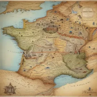 map of france