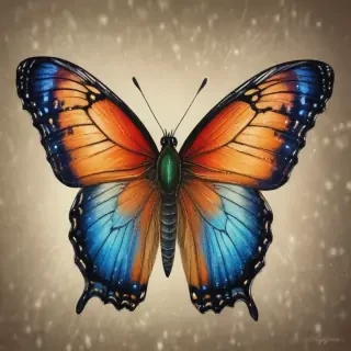 picture of butterfly drawing