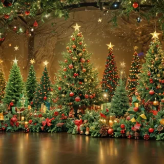 christmas wallpaper green
