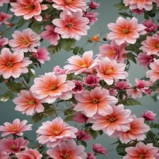 flowers clear background