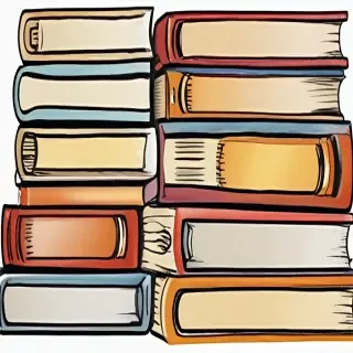 stack of books clipart