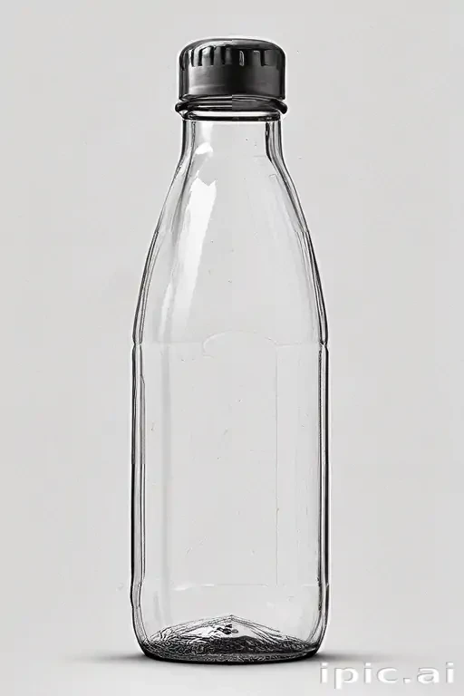 water bottle drawing