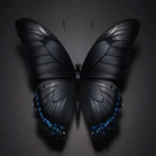 black butterfly