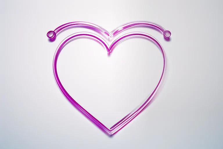 transparent heart outline