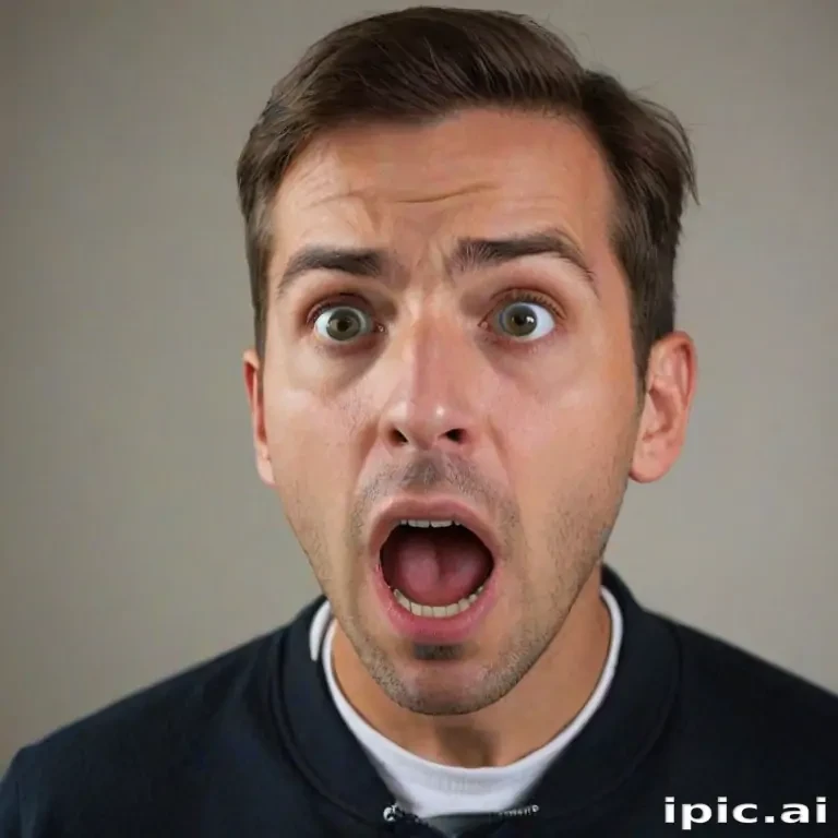 shocked man