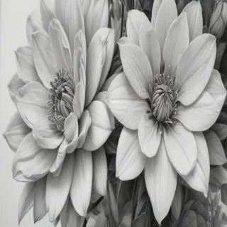 flower drawings pencil
