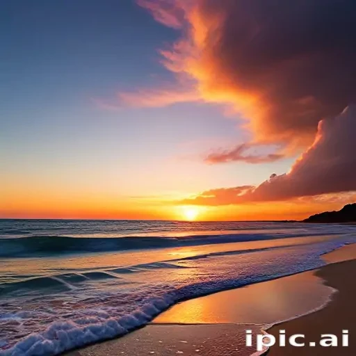 sunset wallpaper beach