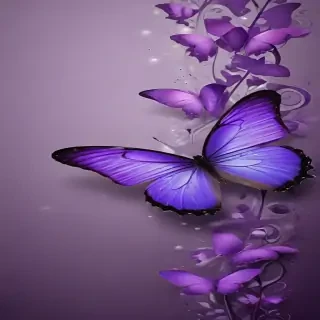 purple butterfly images