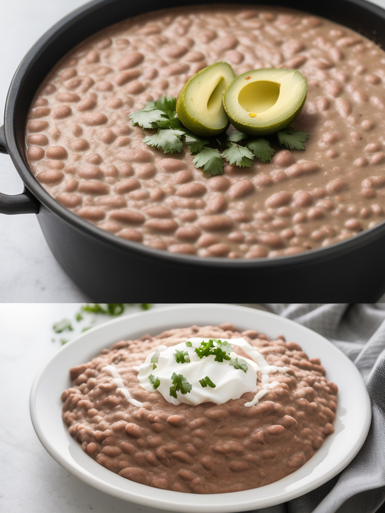 how to reheat refried beans