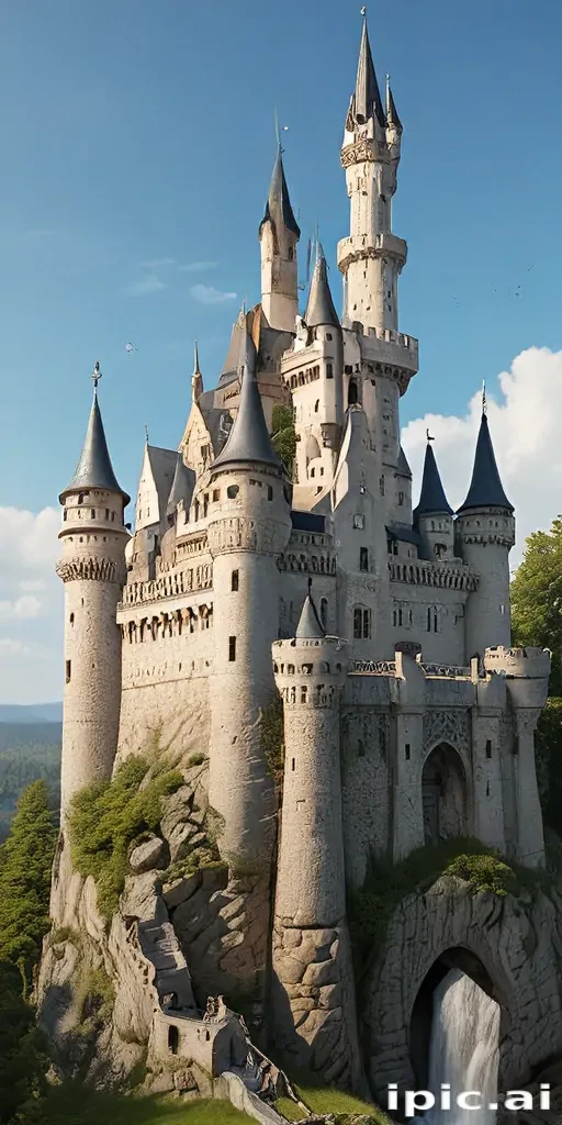 cartoon of castle