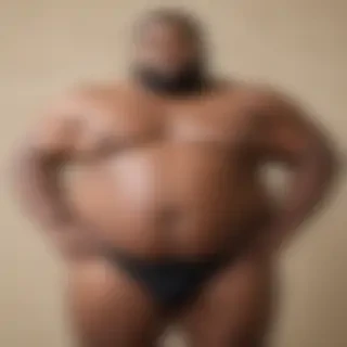 black fat man