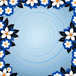 background flower blue