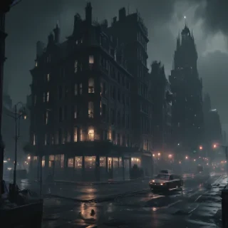 dark city aesthetic