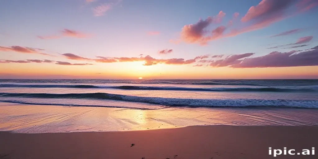 aesthetic beach background