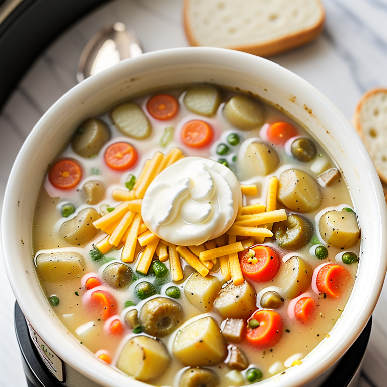 crockpot potato soup with cream cheese
