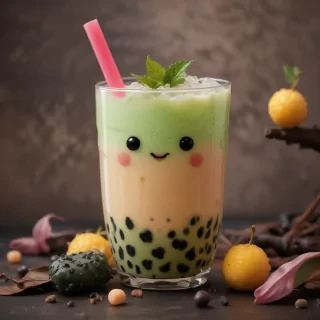 cute boba tea wallpapers
