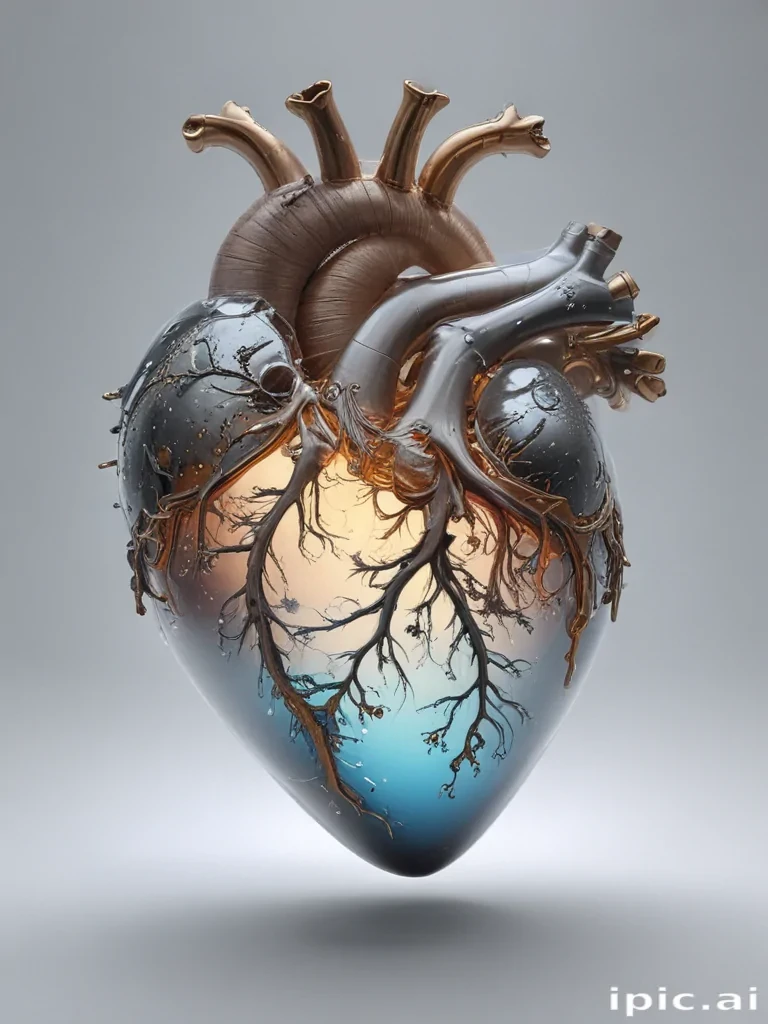 aesthetic transparent heart