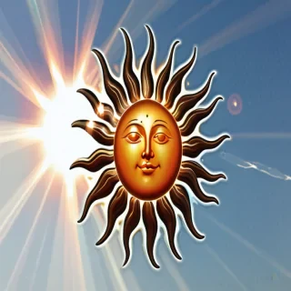 transparent sun