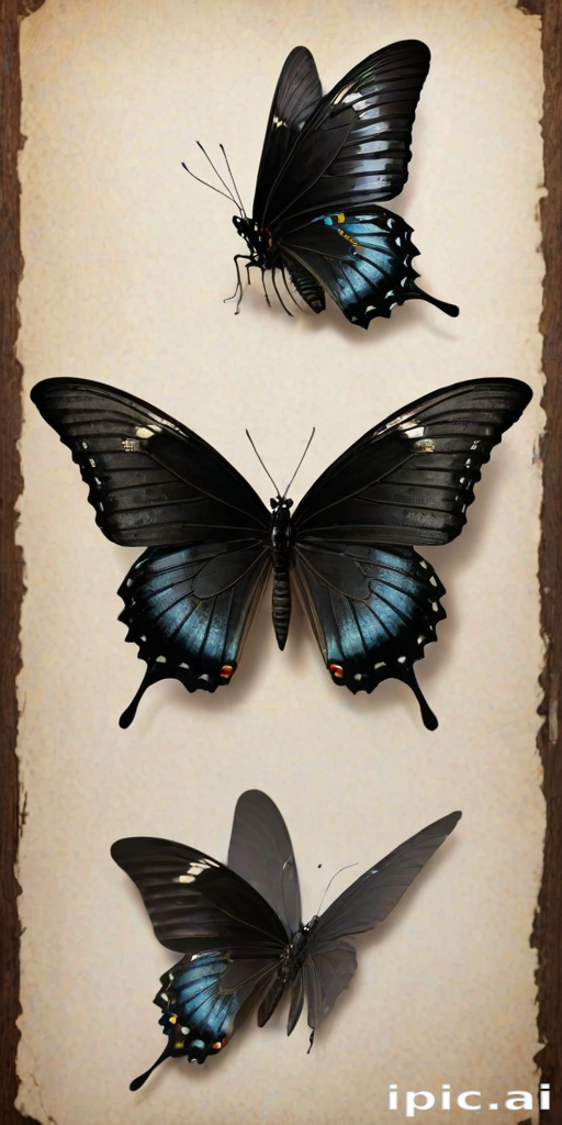 black butterfly png