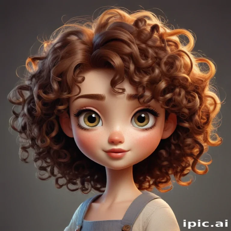cartoon characters with curly hair