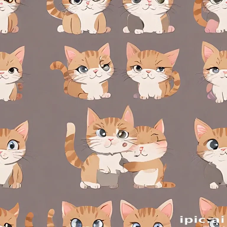 cute cat cartoon wallpaper