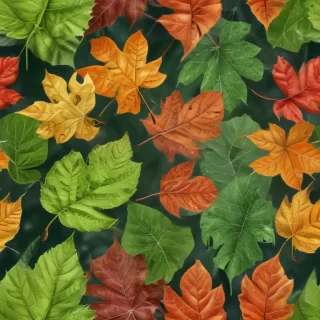leaves transparent