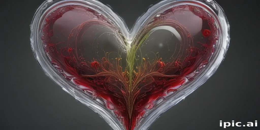 aesthetic transparent heart