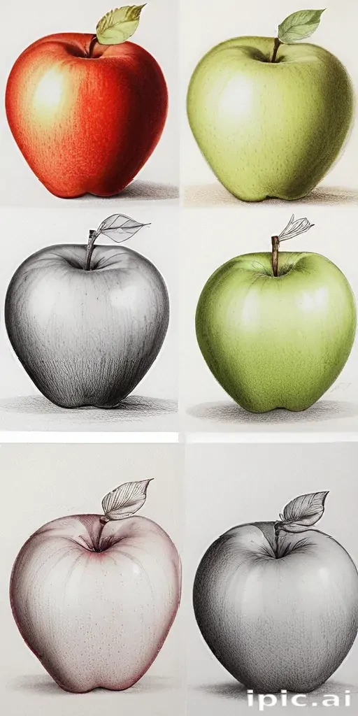 apple drawings