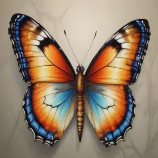 pictures of drawings of butterflies
