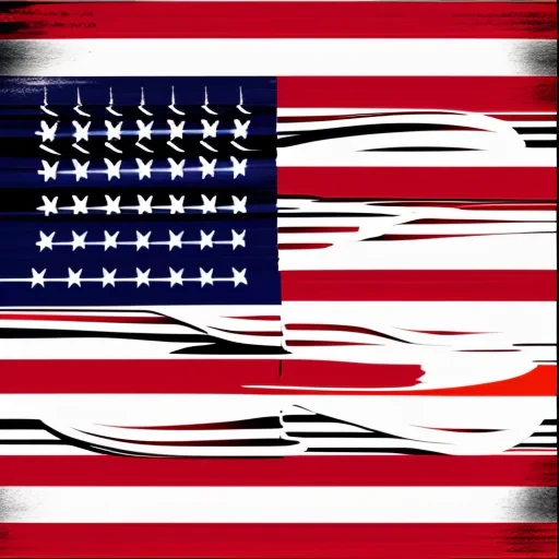 american flag aesthetic