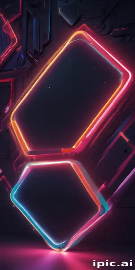 neon background aesthetic